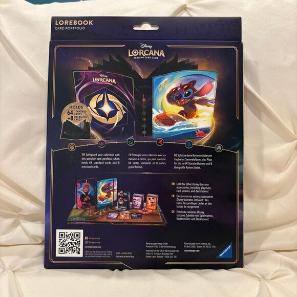 Ravensburger Disney Lorcana Stitch Album First Chapter Portfolio TCG NWT - Picture 3 of 3